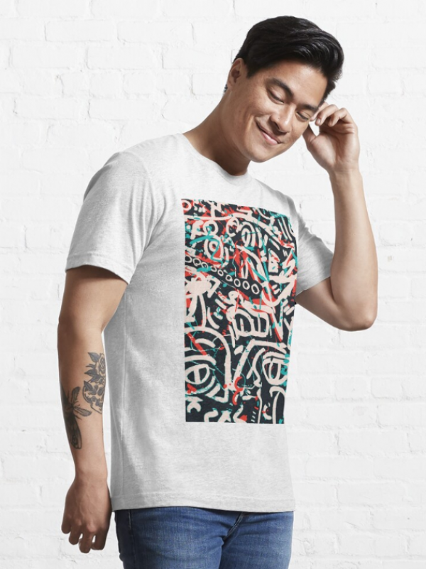 Pola graffiti unik dan mencolok